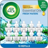 10-Pack Air Wick Plug in Scented Oil Refills, Fresh Waters $13.02