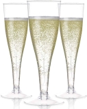 100-Count Prestee Plastic Champagne Flutes Disposable $24.99