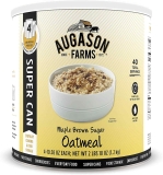 10CT Augason Farms 5-10133 Maple Brown Sugar Oatmeal Super Can $11.47