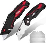 KATA 2Pack Utility Knife w/10pcs SK5 Sharp Blades $5.49