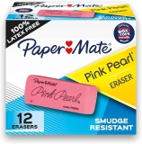 12 Count Paper Mate Erasers Pink Pearl Large Erasers FC70521 $6.50