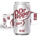 12 Pack Diet Dr Pepper Soda 12 fl oz Cans $4.73