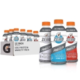 12 Pack Gatorade Zero With Protein Drinks 16.9 Fl Oz $11.31