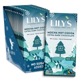 12-Pack Lilys Sweets Mocha Hot Cocoa Chocolate Style Bar 2.8oz $18.49