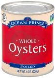 12-Pack Ocean Prince Boiled Oysters 8-Ounce Cans $26.29