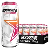 12-Pack Rockstar Pure Zero Energy Drink 16oz $14.25