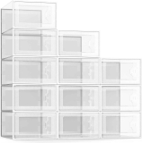 12-Pack See Spring Large Shoe Storage Box $35.99