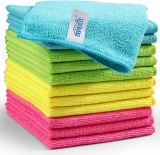 12PK HOMEXCEL Microfiber Cleaning Cloth $6.29