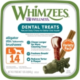 14-Ct WHIMZEES Natural Grain Free Daily Dental Long Lasting Dog Treats $13.44