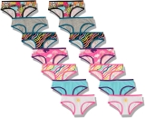 14-pack Amazon Essentials Girls Hipster Underwear $8.34