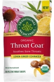16Ct Traditional Medicinals Throat Coat Organic Pectin Throat Drops $2.34