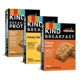 18-Count KIND Breakfast Bars, Variety Pack $11.89