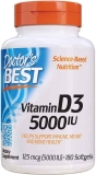 180 Count Doctor’s Best Vitamin D3 5000IU Immune Function $3.47