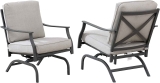 2 Amazon Brand Ravenna Home Archer Steel-Framed Deep-Seat Chairs $256.38