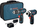 Bosch 2-Tool 12-V Power Tool Combo Kit w/2-Batteries $99.00