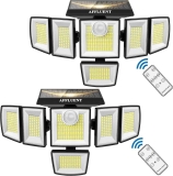 2 Pack AFFLUENT Solar Outdoor Lights 3200LM 496LED $35.49