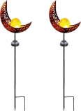 2 Pack Aikeve Solar Garden Stake Lights $18.38