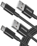 2-Pack Anker 6ft Premium Nylon USB A to Type C Charger Cable $8.99