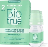 2-Pack Biotrue Hydration Boost Eye Drops 0.33oz $10.21