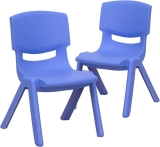 2 Pack Flash Furniture Whitney Plastic Stackable School Chair $25.45