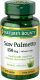 2-Pack Nature’s Bounty Saw Palmetto 450 mg 100 Capsules $7.14
