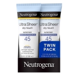 2-Pack Neutrogena Ultra Sheer Dry-Touch Sunscreen Lotion SPF 45 6oz $13.60