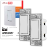 2-Pack UltraPro Z-Wave Smart Rocker Light Dimmer $48.53