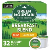 2-Pk Green Mountain Coffee Roasters Decaf Breakfast Blend 32-Ct $15.49