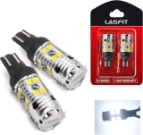 2-Pk LASFIT 921 LED Bulb Reverse Lights 912 T15 Back Up Light $18.74