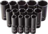 14-Pc Arcan Professional Tools 1/2-in Drive Deep Impact Socket Set $23.10