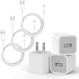 3x Wall Charger and 3x Lightning Cable $8.99