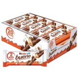 20PK Kinder Bueno Milk Chocolate and Hazelnut Cream Bars 1.5oz $10.63