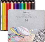 24-Count Amazon Basics Premium Colored Pencils, Soft Core $6.94