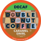 24-Ct Double Donut Caramel Swirl Medium Roast Decaf Coffee Pods $11.99
