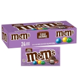 24-PK M&M’S Fudge Brownie Singles Size Chocolate Candy 1.41-Oz $12.04