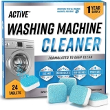 24-Pack Active Washing Machine Cleaner Tablets $12.76