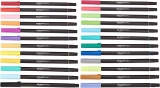 24-Pack Amazon Basics Dual Tip Brush Pens, Blendable $11.10