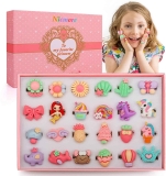 24-Pcs Nicmore Adjustable Rings $5.97