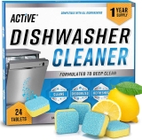 24PK Active Dishwasher Cleaner And Deodorizer Tablets $11.99