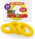 25-Pack Superband Mosquito Repellent Bracelets $21.41