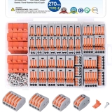 270-Piece Ticonn Lever Wire Connectors Kit $16.24