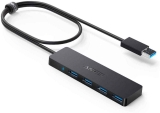 Anker 4-Port USB 3.0 Hub Ultra-Slim Data USB Hub w/2ft Cable $9.97