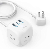 Anker 321 20W Power Strip w/3 Outlets and USB-C Charging $14.99