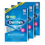 3-Pack DenTek Comfort Clean Sensitive Gums Floss Picks 150Ct $9.65