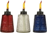 3-Pack TIKI Brand 6-inch Molded Glass Table Torch $17.29