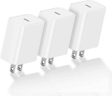 3-Pack Uzeuza 20W USB-C Wall Charging Plug $11.99