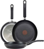 3-Pc T-fal E938S3 Professional Total Nonstick Fry Pan Cookware Set $45.82