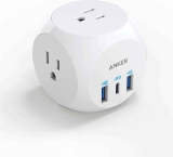 Anker Electrical Outlet Extender w/30W USB C Charger $15.79