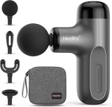 HEYCHY Mini Massage Gun w/4 Massage Heads $26.99