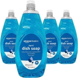 4 Pack Amazon Basics Dish Soap Fresh Scent 30oz $10.99